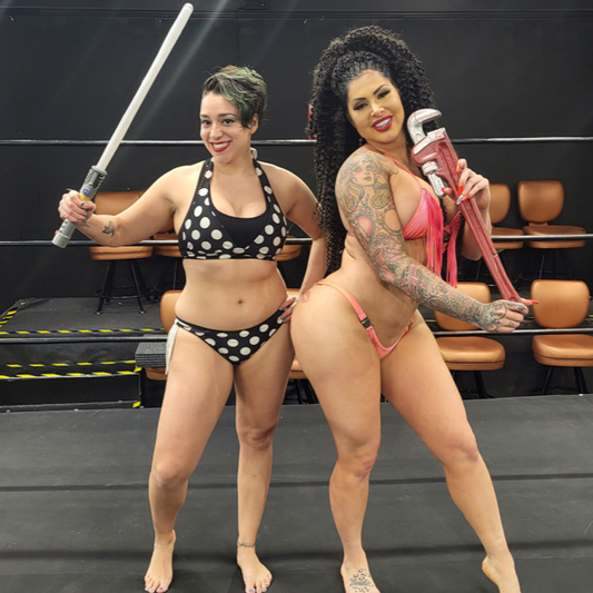 Barefoot Bikini Weapons Brawl