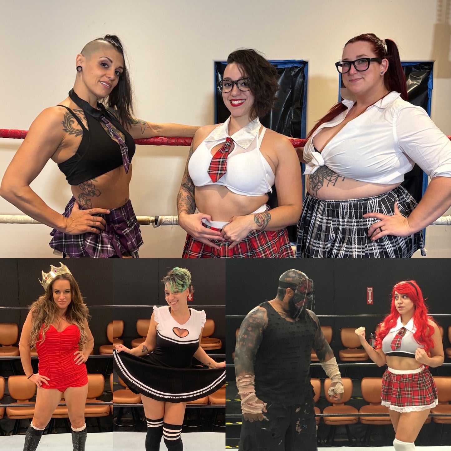 Halloween Wrestling Compilation: Sharon's Sexiest Costumes!
