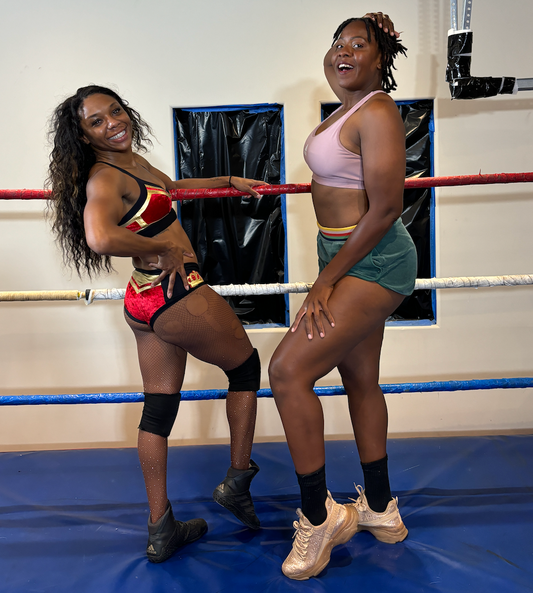 Women's Wrestling - Booty Champ Wins Stinkface & Wedgie War