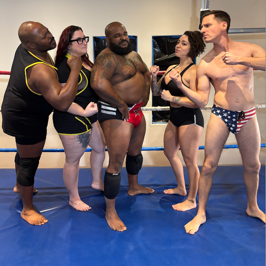 Intergender Wrestling: 5-Way Tickle Fight