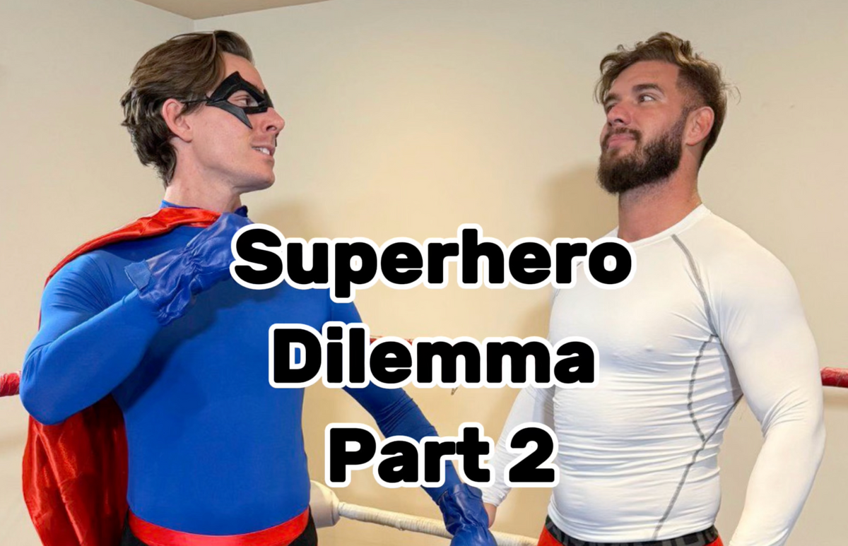 Men's Halloween Wrestling - Superhero Dilemma (Part 2): Charlie v Stefan Stone