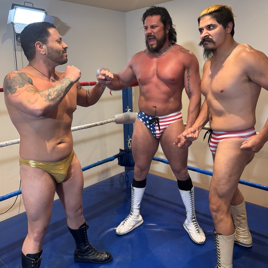 Men's Wrestling: 2-on-1 Magic Match with Strip Match Kicker!