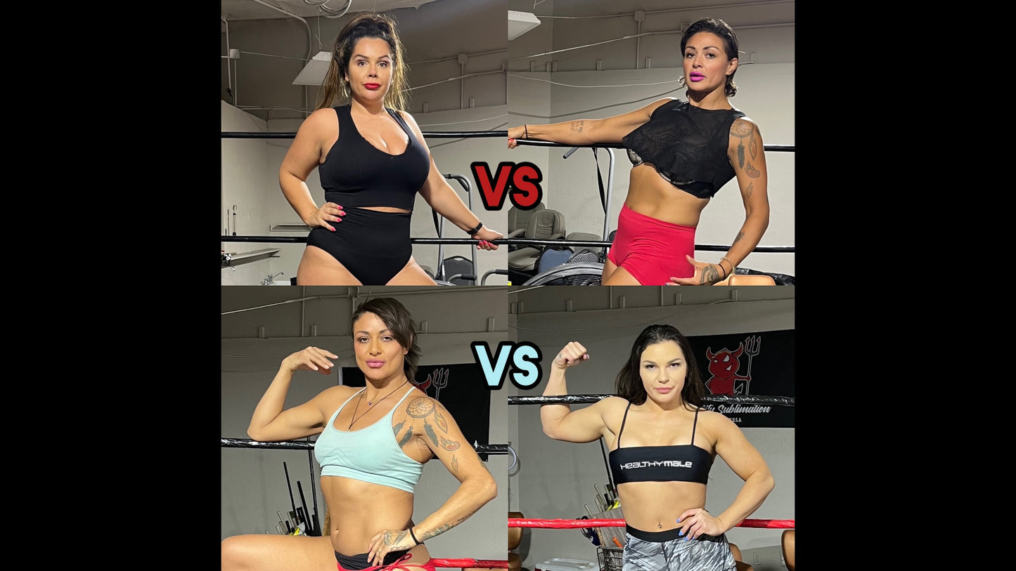 Foot Match Double Feature: New Girls Take On Miss Big D!