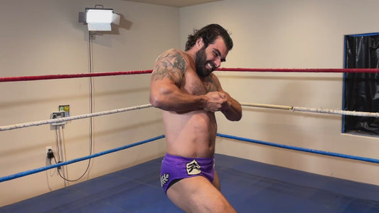 Super Hunky Wrestler Dominates Invisible Man!