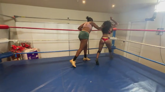 Women's Wrestling - Booty Champ Wins Stinkface & Wedgie War